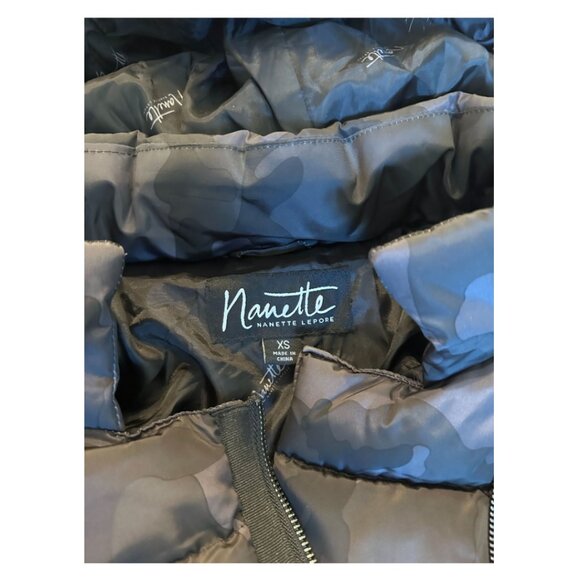 Nanette Lapore Camo Long Puffer Coat - Picture 3 of 4